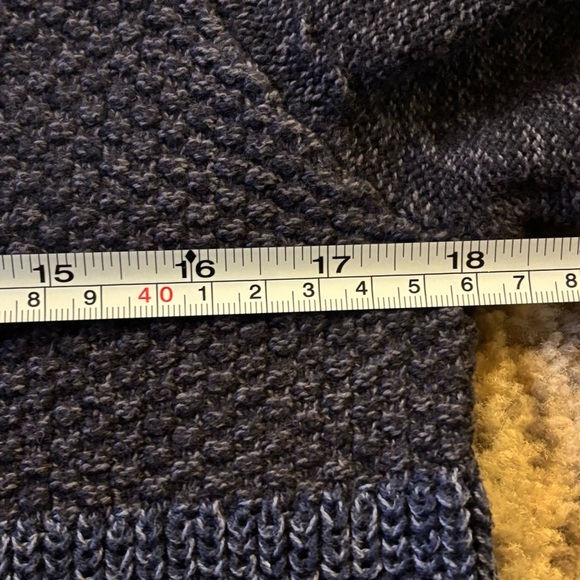 U.S. Polo Assn. Men's Blue and Gray Crewneck Sweater - Picture 11 of 13